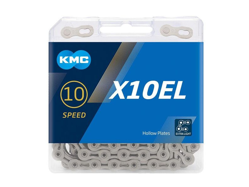 KMC Chains X10EL Silver 114L click to zoom image