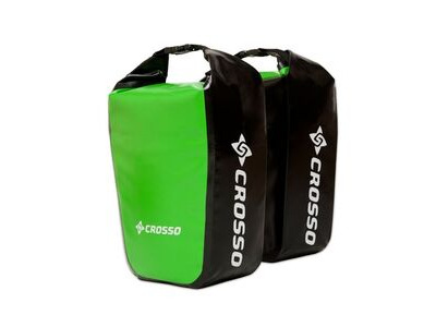 Crosso Bags Dry 30L (Pair) Universal  Light Green  click to zoom image
