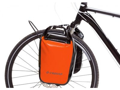 Crosso Bags Dry 30L Panniers Klickfix  Orange  click to zoom image
