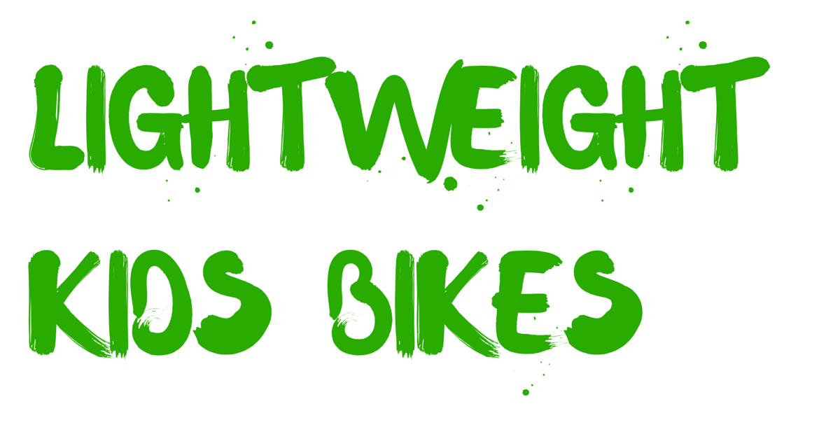 Lightweight kids bikes