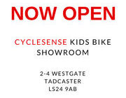 Cyclesense Kids Bike Showroom Now Open