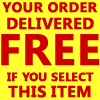 Your order delivered FREE when you buy this item.