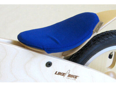 Kokua LIKEaBIKE Wooden Bike Saddle Cover Blue click to zoom image