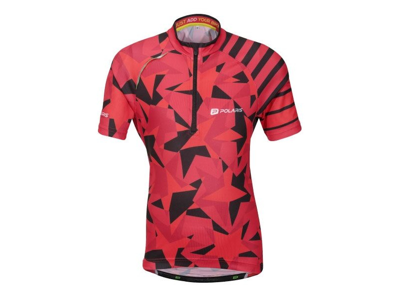 Polaris Bikewear Stars & Stripes Jersey Red click to zoom image