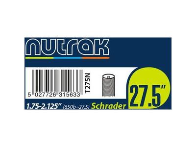 Nutrak 27.5x1.75-2.125 Schrader Inner Tube
