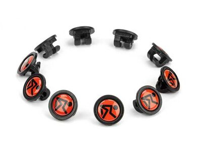 Koga Curana Stay Mount Button RED Koga Logo 