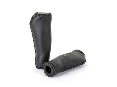 Koga Ergonomic Leather Handlebar Grips 135mm Pair 