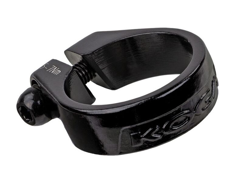 Koga 31.8mm Seat Collar Black - Bolt Version click to zoom image