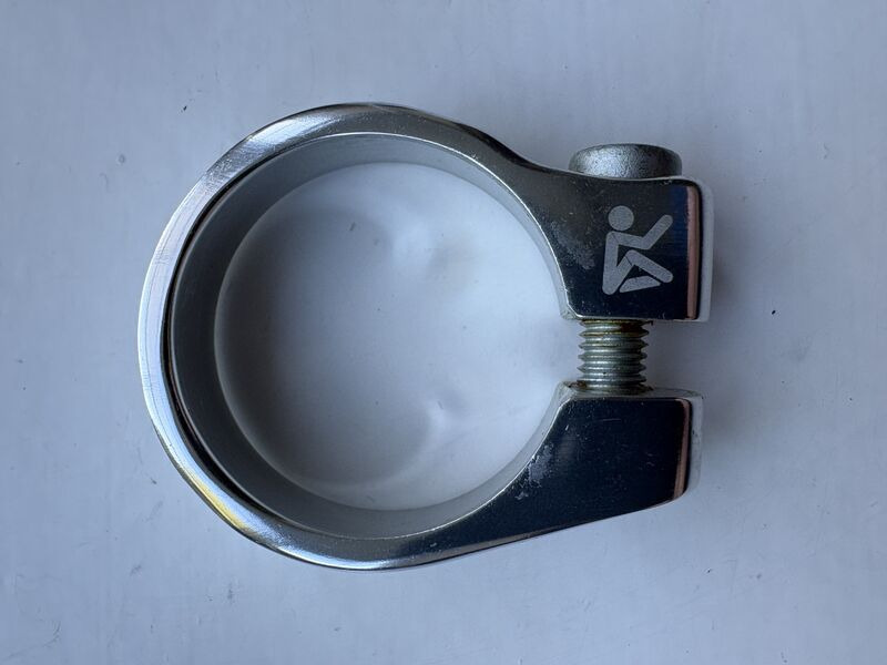 Koga 34.9mm Seatpost Collar Bolt Version Silver Alloy click to zoom image