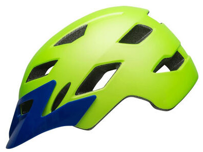 Bell Sidetrack Youth (50-57cm) 50-57cm Matte Bright Green/Blue  click to zoom image