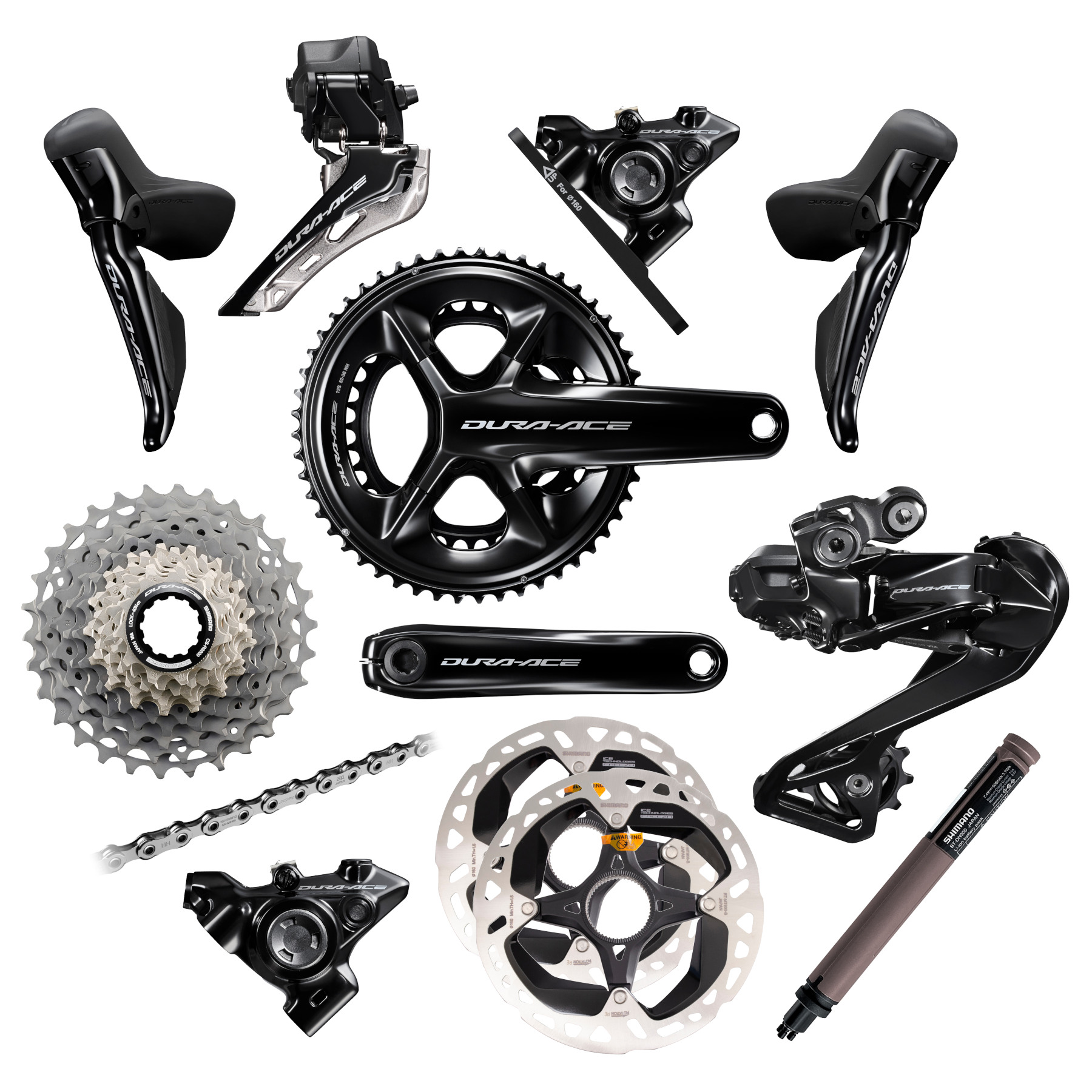 SHIMANO Dura Ace R9200 52 36t 11 34t 172.5mm Di2 Groupset