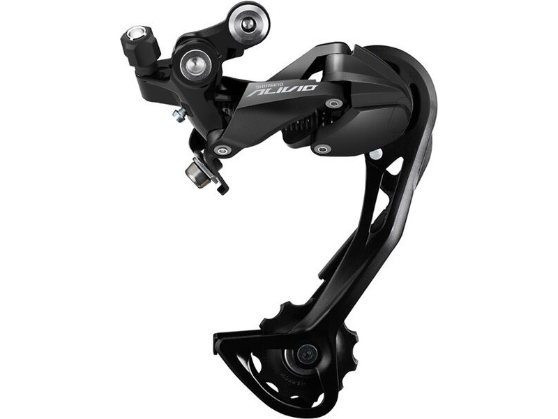 Shimano Alivio M3100 9 Speed Shadow design SGS long cage Rear Derailleur click to zoom image