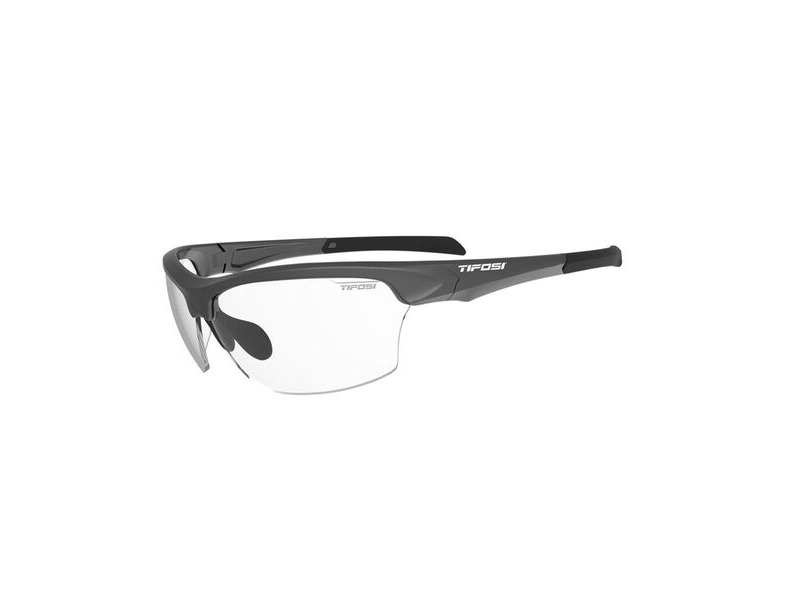 Tifosi Intense Single Lens Sunglasses Matt Gunmetal/Clear click to zoom image