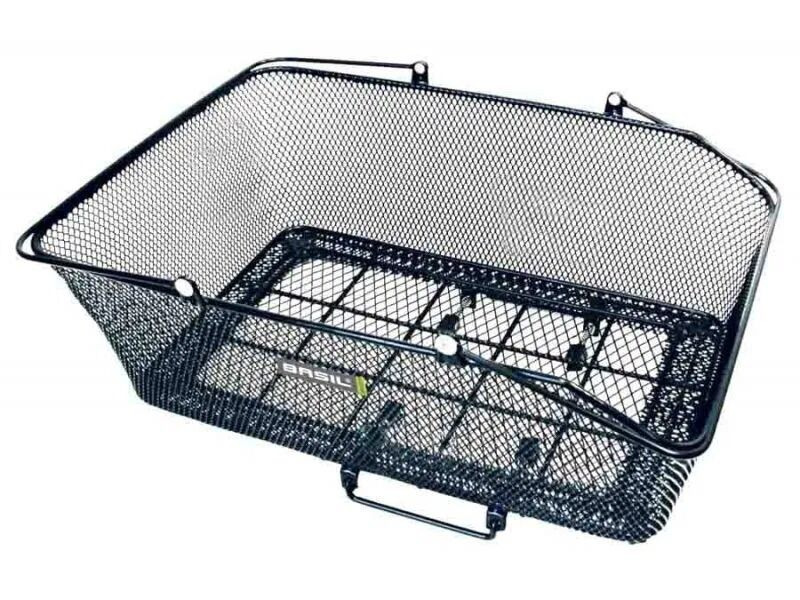 Basil California Rear Basket Black Easy Fit & Removable click to zoom image
