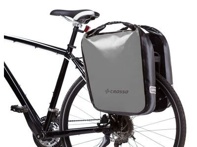 Crosso Bags Dry 60L (Pair) Rear  Grey  click to zoom image