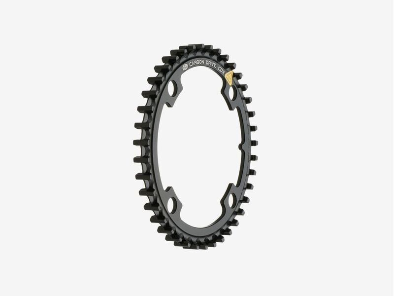 Gates Carbon Drive CDX 46T 4 Bolt Front Sprocket Black 104 BCD click to zoom image