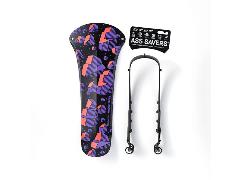 Ass Savers Win Wing MTB Rear - Superlight , Includes Wishbone mount Roks click to zoom image