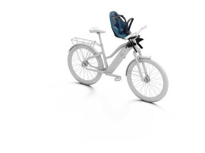 Thule Yepp 2 Mini front seat, stem mount, Majolica Blue click to zoom image