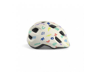 MET Hooray Kids Helmet White click to zoom image