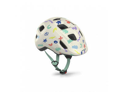 MET Hooray Kids Helmet White click to zoom image
