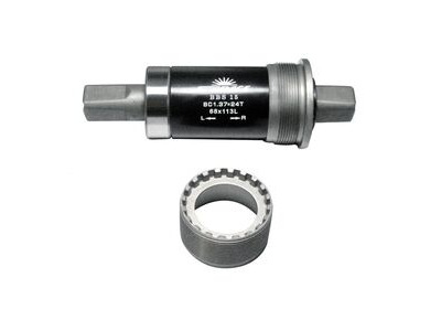 SunRace BBS15 MTB Bottom Bracket 68x111 Black/Silver  click to zoom image