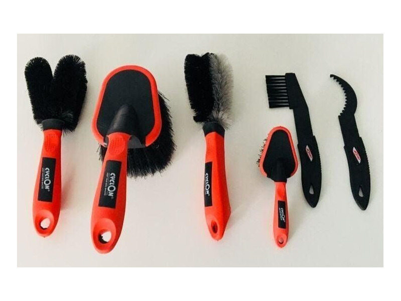 Cyclon Premium Brush Bike Care Kit - 6 Items click to zoom image