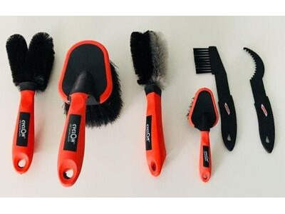 Cyclon Premium Brush Bike Care Kit - 6 Items 