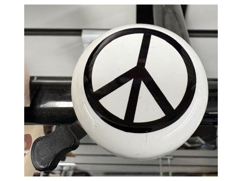 Manybells CND Peace Bell White click to zoom image