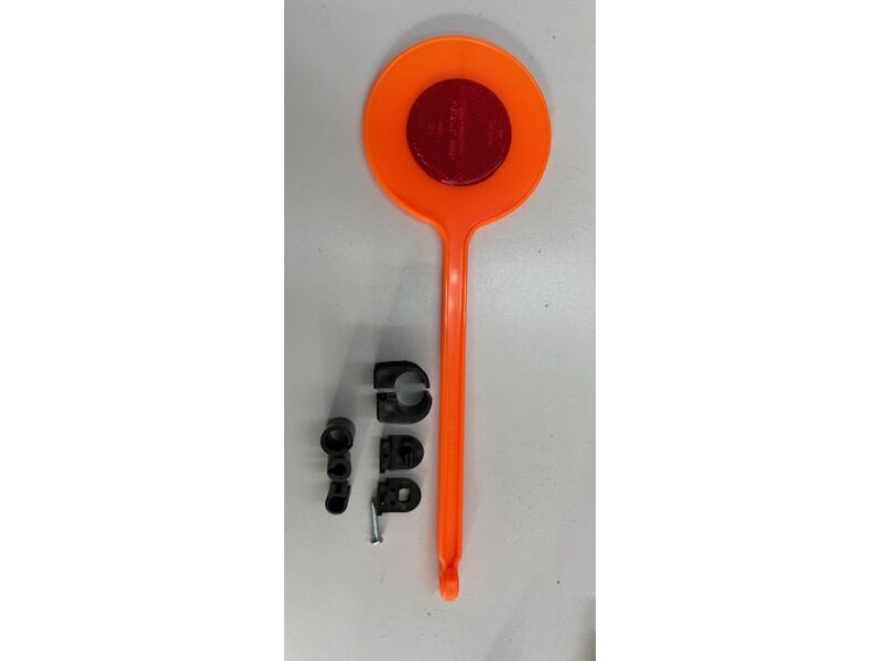 Hermanns Bicycle Car Distance Lollipop Folding Flag Reflector click to zoom image