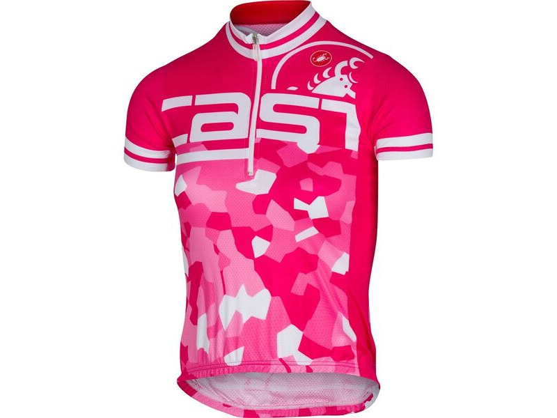 Castelli Attaco Short Sleeve Jersey Raspberry click to zoom image