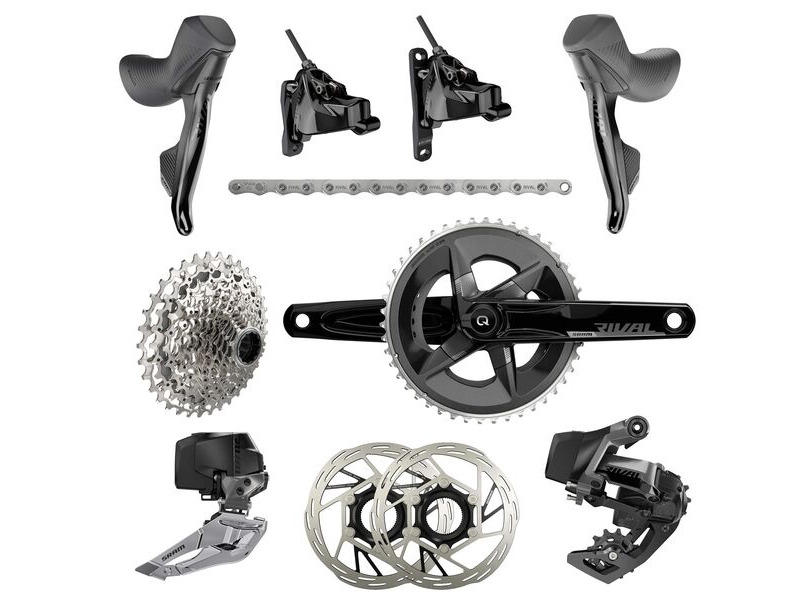 SRAM Rival eTap AXS 46-33t 10-36t 172.5mm 160/140mm Groupset click to zoom image