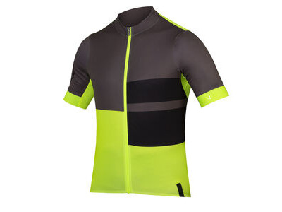 Endura FS260 Print S/S Jersey HiViz Yellow