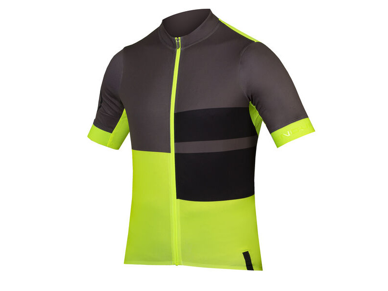 Endura FS260 Print S/S Jersey HiViz Yellow click to zoom image