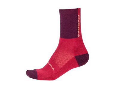 Endura Women's BaaBaa Merino Winter Socks Aubergine 