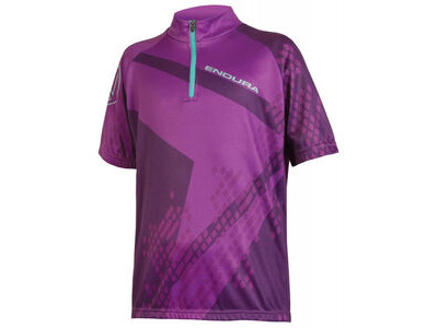 Endura Kids Ray S/S Jersey Purple
