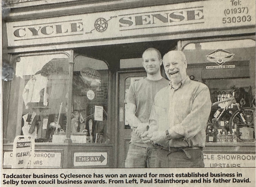 Cyclesense Selby business awards