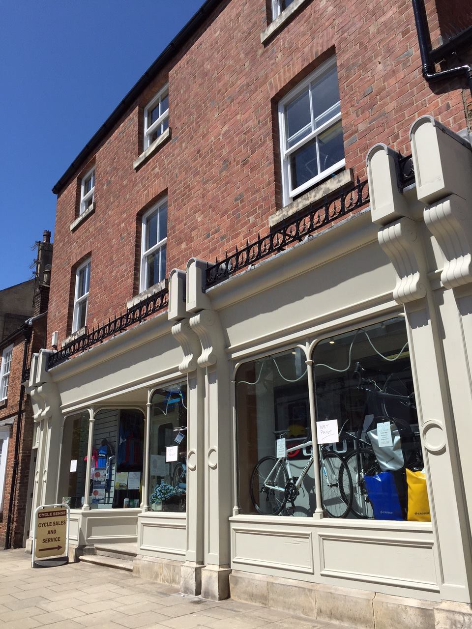 Side view of Tadcaster High Street Store