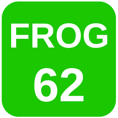 Frog 62 - Available in red, black, purple, orange. Suitable for riders around 8-10 years old, with a minimum inside leg of 62cm.