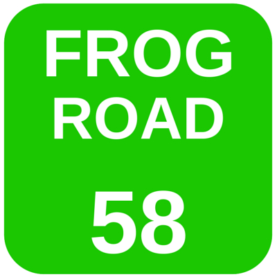 Frog Road 58 - Available in black, red, white. Suitable for riders around 6-7 years old, with a minimum inside leg of 58cm.